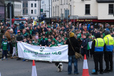 Pictured at the St Patrick's Day Parade in Newry. Photograph: Columba O'Hare/ Newry.ie  - St Patrick's Day Parade in Newry 2026