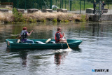 A flotilla of boats sail through Victoria Lock and up Newry Ship Canal as part of 2023 Carlingford Cruising Week. Photograph: Columba O'Hare/ Newry.ie - Carlingford Cruise Week Newry trip