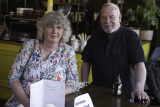 Pictured at the Creative Showcase for Palestine at Finegan and Son. Photograph: Columba O'Hare/ Newry.ie - Creative Showcase for Palestine at Finegan and Son