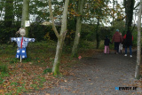 One of the scarecrows at the Head Injury Support fundraiser at Derrymore Woods on Sunday. Photograph: Columba O'Hare/ Newry.ie  - Head Injury Support Haunted Halloween Walk at Derrymore Woods