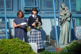 The May Procession at Our LAdy's Grammar School, Newry. Photograph: Columba O'Hare/ Newry.ie - Our Lady's Grammar School May Procession 2025