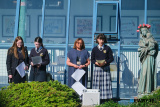 The May Procession at Our LAdy's Grammar School, Newry. Photograph: Columba O'Hare/ Newry.ie - Our Lady's Grammar School May Procession 2025