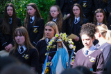 The May Procession at Our LAdy's Grammar School, Newry. Photograph: Columba O'Hare/ Newry.ie - Our Lady's Grammar School May Procession 2025