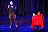 Paddy Raff on stage at Newry Town Hall as part of Newry Arts Festival. - Newry Arts Festival 2026