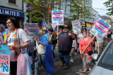 Enjoying Pride in Newry 2017. Photograph: Columba O'Hare - Pride in Newry 2017