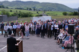 Archbishop Martin speaks to those at the Cuan Mhuire 40th Anniversary. - Cuan Mhuire Newry 40th Anniversary