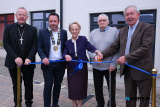 Officially opening the new apartments at Cuan Mhuire were from left: Archbishop Martin, Cllr Pete Byrne, Chairperson, Newry, Mourne and Down District Council; Sr Agnes, Hale Williams and Paul O'Donoghue, Chairperson of the Board of Cuan Mhuire.  - Cuan Mhuire Newry 40th Anniversary