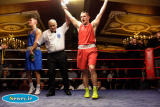 Sean McGlinchey, Oakleaf beat JP Delaney, Emerald in the Light Heavyweight 81kg at the Ulster Elite Boxing Championship Finals in Bellinis, Newry. Photograph: Columba O'Hare - Ulster Elite Boxing Final November 2015