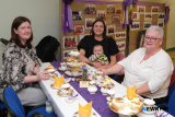 Enjoying the Afternoon Tea at the 40th Anniversary of Poyntzpass Community Pre-School. - Poyntzpass Community Pre-School 40th Anniversary Celebrations