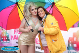 Onya Becks and Gillian Fitzpatrick, Chairperson, Newry, Mourne and Down District Council at Pride. Photograph: Columba O'Hare - Pride in Newry Festival 2016