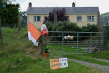 The Armagh colours are appearing everywhere coming up to this weekends All Ireland Final. Photograph: Columba O'Hare/ Newry.ie - Armagh's Orange and White makeover 2024