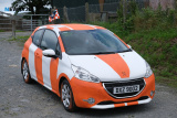 The Armagh colours are appearing everywhere coming up to this weekends All Ireland Final. Photograph: Columba O'Hare/ Newry.ie - Armagh's Orange and White makeover 2024