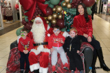 Pictured at Buttercrane Centre for the arrival of the one and only Santa Claus. Photograph: Columba O'Hare/ Newry.ie - Santa Visits Buttercrane Centre