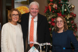 Anne and Fergal McCormick and Mairead McParland at the Newry Business Charity Christmas Dinner in the Canal Court Hotel.  Photograph: Columba O'Hare/ Newry.ie  - Newry Business Charity Christmas Dinner 2025