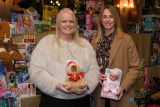 Kelly Gibson and Lynne Corbett, PSNI at the Newry Business Charity Christmas Dinner. Photograph: Columba O'Hare/ Newry.ie  - Newry Business Charity Christmas Dinner 2025