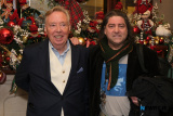 Dr Gerard O'Hare with Brian Kennedy at the Newry Business Charity Christmas Dinner. Photograph: Columba O'Hare/ Newry.ie  - Newry Business Charity Christmas Dinner 2025