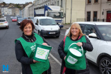 Cllr Gillian Fitzpatrick and Edel Ni Mhothlaigh braving the chill to collect for Macmillan Cancert Support in Newry in November. Photograph: Columba O'Hare - 2017 in Photographs