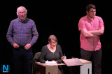 Slemish Players perform Scenes From The Big Picture by Owen McCafferty at the 2019 Newry Drama Festival. Photograph: Columba O'Hare/ Newry.ie - Newry Drama Festival 2019