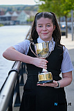 Kate Maginn, Portadown, the winner at Newry Feis in Class 144 Irish Poem over 14 pictured with the O'Reilly "Sweet People Cup". Photograph: Columba O'Hare/ Newry.ie  - Newry Musical Feis 2026