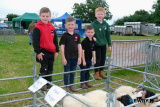 Hunter Brown, John Joe Brown, Henry Killen and Harry Brown from Hilltown  at Newry Show. - Newry Show 2025