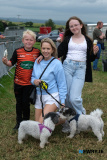 Michelle McDermot with son Finn and Daughter Ellie and dogs Max and Trixie at Newry Show. - Newry Show 2025