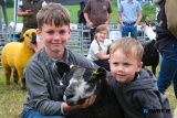 Conlaoch and Cahair LAverty from Kilcoo taking part in the Young Handling Competition at Newry Show. - Newry Show 2025