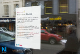 Signs outside shops in the midst of the Coronavirus pandemic. Even though these were taken just at the weekend, circumstances have already changed for many of the premises shown. Photograph: Columba O'Hare/ Newry.ie - Signs of the Times - Coronavirus Pandemic