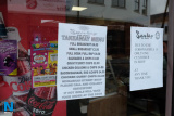 Signs outside shops in the midst of the Coronavirus pandemic. Even though these were taken just at the weekend, circumstances have already changed for many of the premises shown. Photograph: Columba O'Hare/ Newry.ie - Signs of the Times - Coronavirus Pandemic