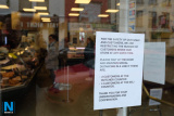 Signs outside shops in the midst of the Coronavirus pandemic. Even though these were taken just at the weekend, circumstances have already changed for many of the premises shown. Photograph: Columba O'Hare/ Newry.ie - Signs of the Times - Coronavirus Pandemic