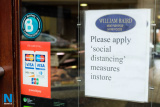 Signs outside shops in the midst of the Coronavirus pandemic. Even though these were taken just at the weekend, circumstances have already changed for many of the premises shown. Photograph: Columba O'Hare/ Newry.ie - Signs of the Times - Coronavirus Pandemic