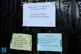 Signs outside shops in the midst of the Coronavirus pandemic. Even though these were taken just at the weekend, circumstances have already changed for many of the premises shown. Photograph: Columba O'Hare/ Newry.ie - Signs of the Times - Coronavirus Pandemic