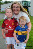 Aisling Devlin with Daithi and Daire from Rathfriland at the Charity Tractor Run at Drumgath in memory of Patrick (Paddy) McAvoy. Photograph: Columba O'Hare/ Newry.ie   - Charity Tractor Run Drumgath