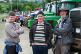 Dermot O'Hare, Charlie O'Hare and Martin Redmond, Barnmeen at the Charity Tractor Run at Drumgath in memory of Patrick (Paddy) McAvoy. Photograph: Columba O'Hare/ Newry.ie  - Charity Tractor Run Drumgath