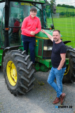 Paul Grant and son James from Drumgath at the Charity Tractor Run at Drumgath in memory of Patrick (Paddy) McAvoy. Photograph: Columba O'Hare/ Newry.ie  - Charity Tractor Run Drumgath
