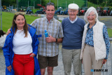 Lorraine Fegan, Pat O'Hagan, John Fegan and Bridie Fegan pictured at the Charity Tractor Run at Drumgath in memory of Patrick (Paddy) McAvoy. Photograph: Columba O'Hare/ Newry.ie  - Charity Tractor Run Drumgath