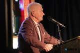 Seamus Reavey speaking at the Reavey Brothers event. - Reavey Brothers 50th Anniversary Tribute