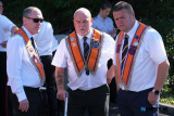 Pictured at the Twelfth parade in Newry as participants prepare to head to the field in Dromara. Photograph: Columba O'Hare/ Newry.ie - The Twelfth in Newry