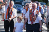 Pictured at the Twelfth parade in Newry as participants prepare to head to the field in Dromara. Photograph: Columba O'Hare/ Newry.ie - The Twelfth in Newry