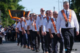 Pictured at the Twelfth parade in Newry as participants prepare to head to the field in Dromara. Photograph: Columba O'Hare/ Newry.ie - The Twelfth in Newry