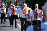 Pictured at the Twelfth parade in Newry as participants prepare to head to the field in Dromara. Photograph: Columba O'Hare/ Newry.ie - The Twelfth in Newry