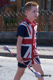 Pictured at the Twelfth parade in Newry as participants prepare to head to the field in Dromara. Photograph: Columba O'Hare/ Newry.ie - The Twelfth in Newry