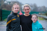 Michelle Lowery from Glenn with daughters Emma and Kiera at the Newry Parkrun. Photograph: Columba O'Hare/ Newry.ie - Newry Parkrun January 2026