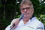 Des Lee, a member of the Miami Showband at the 50th commemorations at Buskhill. - Miami Showband massacre 50th Anniversary Commemoration