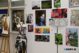 The art show at at the SRC Open Evening in Newry. Photograph: Columba O'Hare/ Newry.ie - SRC January Open Day Newry 2026