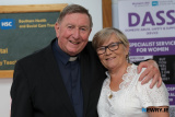 Fr Brian D'Arcy and Breege Quinn. - Miami Showband massacre 50th Anniversary Commemoration