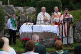 Pictured at the Irish National Foresters 100th Annual Convention in Ballyholland. Participants paraded to the Ballyholland Mass Rock where Mass was celebrated by Archbishop Eamon Martin. Photograph: Columba O'Hare/ Newry.ie  - Irish National Foresters 100th Annual Convention in Ballyholland