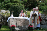 Pictured at the Irish National Foresters 100th Annual Convention in Ballyholland. Participants paraded to the Ballyholland Mass Rock where Mass was celebrated by Archbishop Eamon Martin. Photograph: Columba O'Hare/ Newry.ie  - Irish National Foresters 100th Annual Convention in Ballyholland