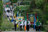 Pictured at the Irish National Foresters 100th Annual Convention in Ballyholland. Participants paraded to the Ballyholland Mass Rock where Mass was celebrated by Archbishop Eamon Martin. Photograph: Columba O'Hare/ Newry.ie  - Irish National Foresters 100th Annual Convention in Ballyholland
