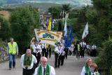 Pictured at the Irish National Foresters 100th Annual Convention in Ballyholland. Participants paraded to the Ballyholland Mass Rock where Mass was celebrated by Archbishop Eamon Martin. Photograph: Columba O'Hare/ Newry.ie  - Irish National Foresters 100th Annual Convention in Ballyholland
