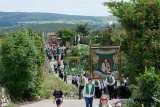 Pictured at the Irish National Foresters 100th Annual Convention in Ballyholland. Participants paraded to the Ballyholland Mass Rock where Mass was celebrated by Archbishop Eamon Martin. Photograph: Columba O'Hare/ Newry.ie  - Irish National Foresters 100th Annual Convention in Ballyholland